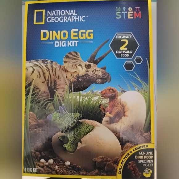 National Geographic Gold Doubloon Dig Kit & Dino Egg Kit - Picture 3 of 4